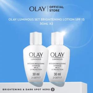 id-11134201-81ztq-mqg3rjek3j7vff Kulit Tampak Cerah, Lembap, dan Terlindungi ✨ — Olay Luminous Brightening Bundle 2×30 ml