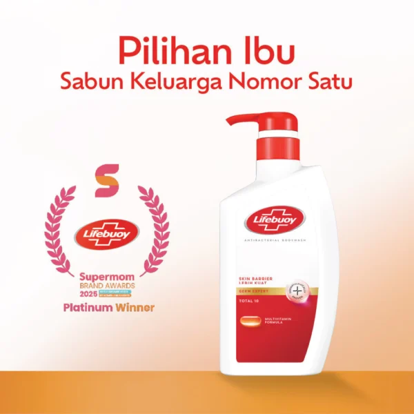 [LEBIH HEMAT 30%] Lifebuoy Sabun Mandi Cair Anti Bacterial Body Wash Lemon Fresh 100% Lebih Kuat Lawan Kuman, Kesegaran 12 Jam