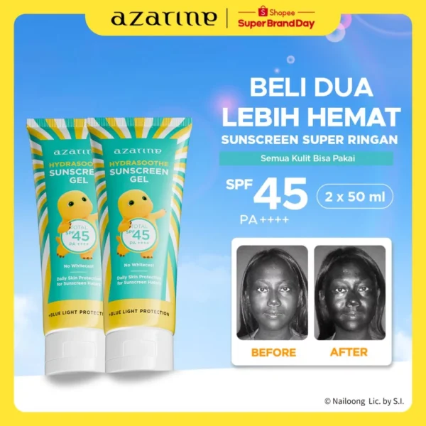 id-11134207-81zte-mswfwgp2ja4nd6 Azarine Hydrasoothe Sunscreen Twin Pack – Ringan, Nyaman & Hemat