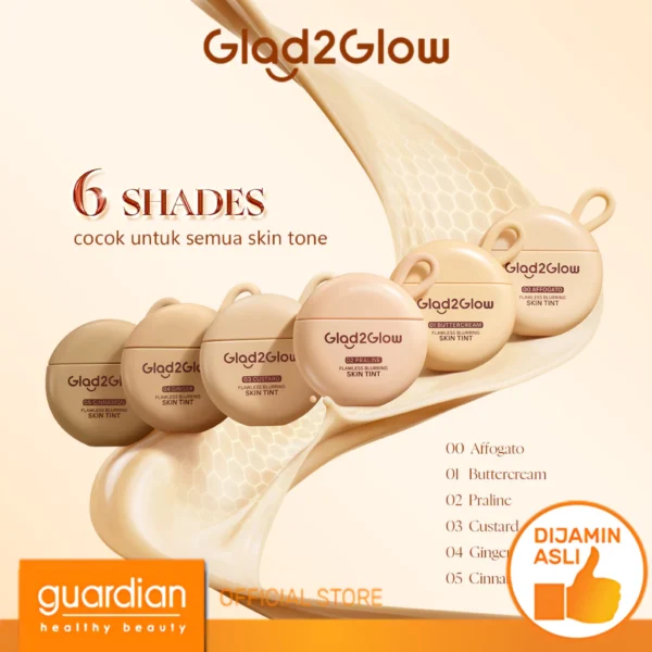 Complexion Mulus Tanpa Terasa Berat — Glad2Glow Flawless Blurring Skin Tint