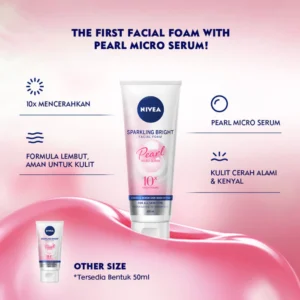 sg-11134201-7rfib-m3rk9likr5uo75 Wajah Bersih dan Tampak Lebih Cerah ✨ — NIVEA Sparkling Bright Facial Foam